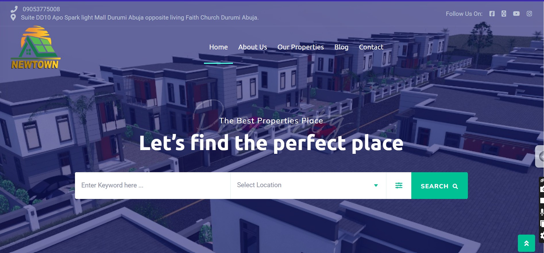 New Town Developers Website